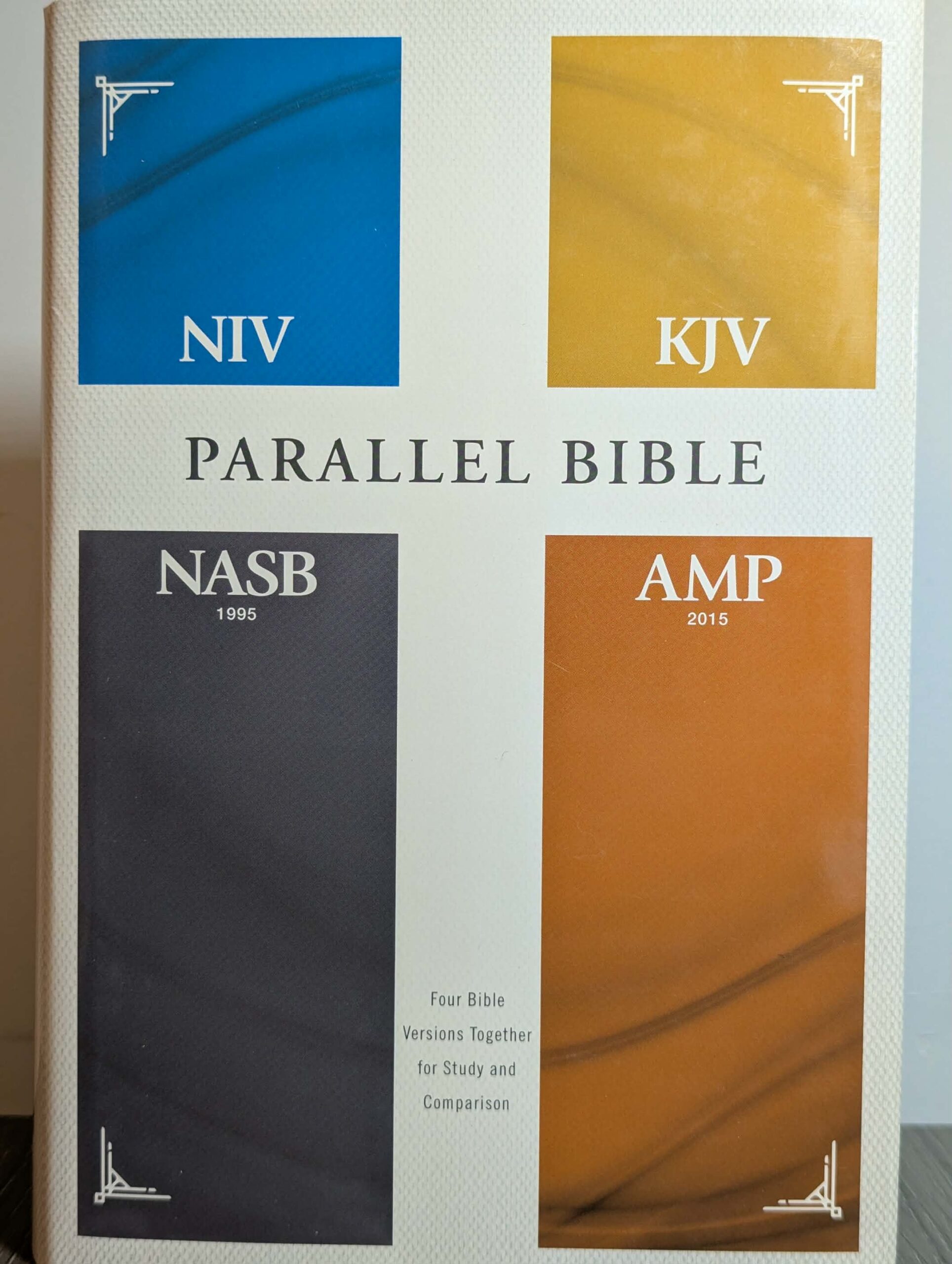 NIV/KJV/NASB/AMP Parallel Bible, Hardcover