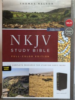 NKJV Study Bible, Full Col, Black LS, Index