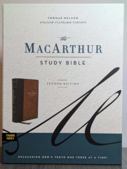 ESV MacArthur Study Bible, Leathersoft, Brown, In