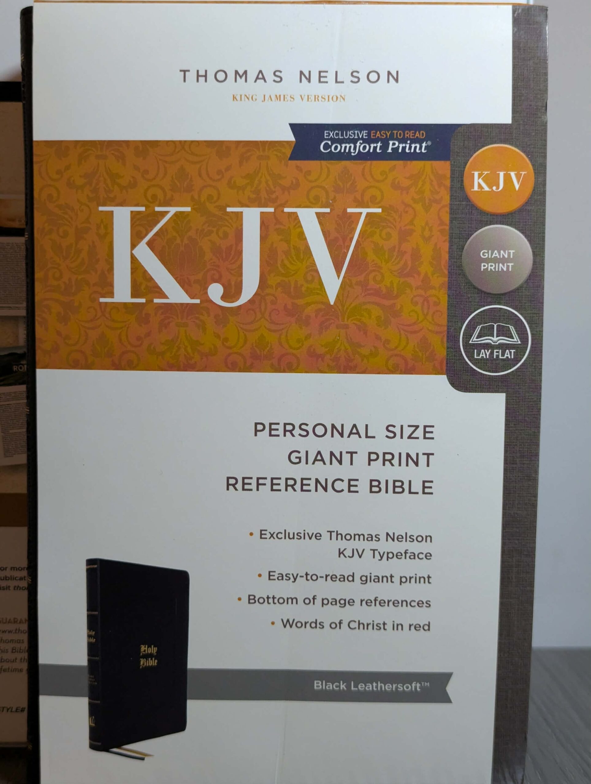 KJV, Reference Bible, Giant print, LS Black
