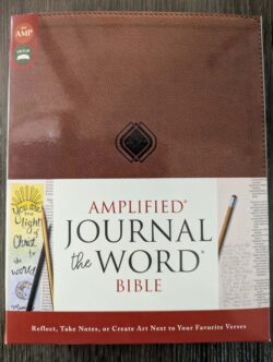 Amp Journal the Word Bible, Leathersoft, Brown