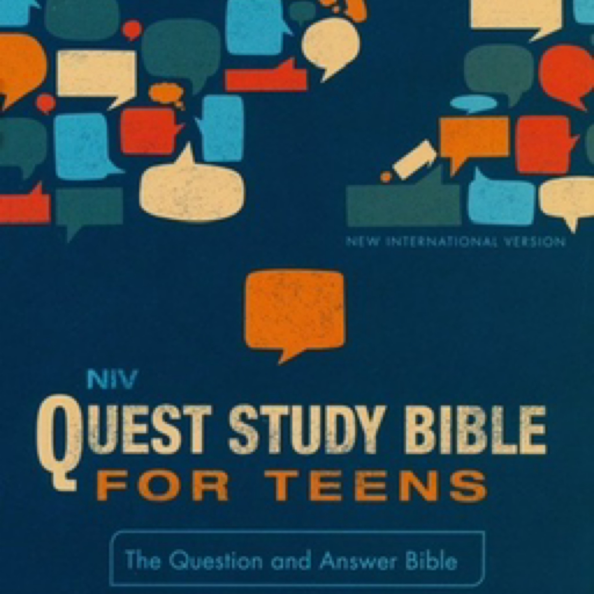 NIV Quest Study Bible for Teens, Hardcover