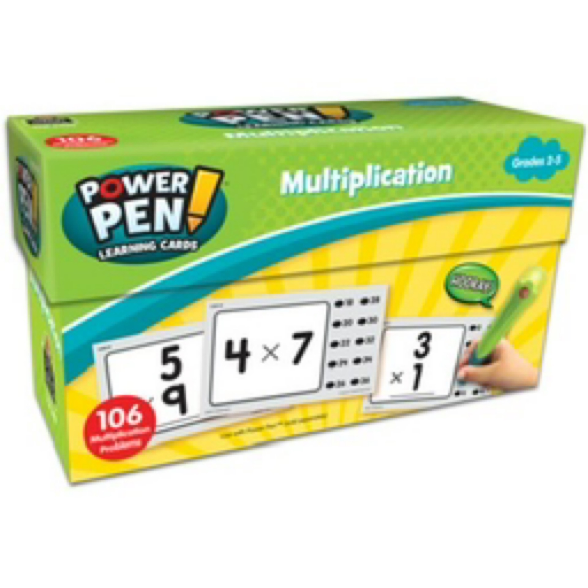 Teacher Created Resources Power Pen Learning Cards, Multiplication, Grades 2 to 5