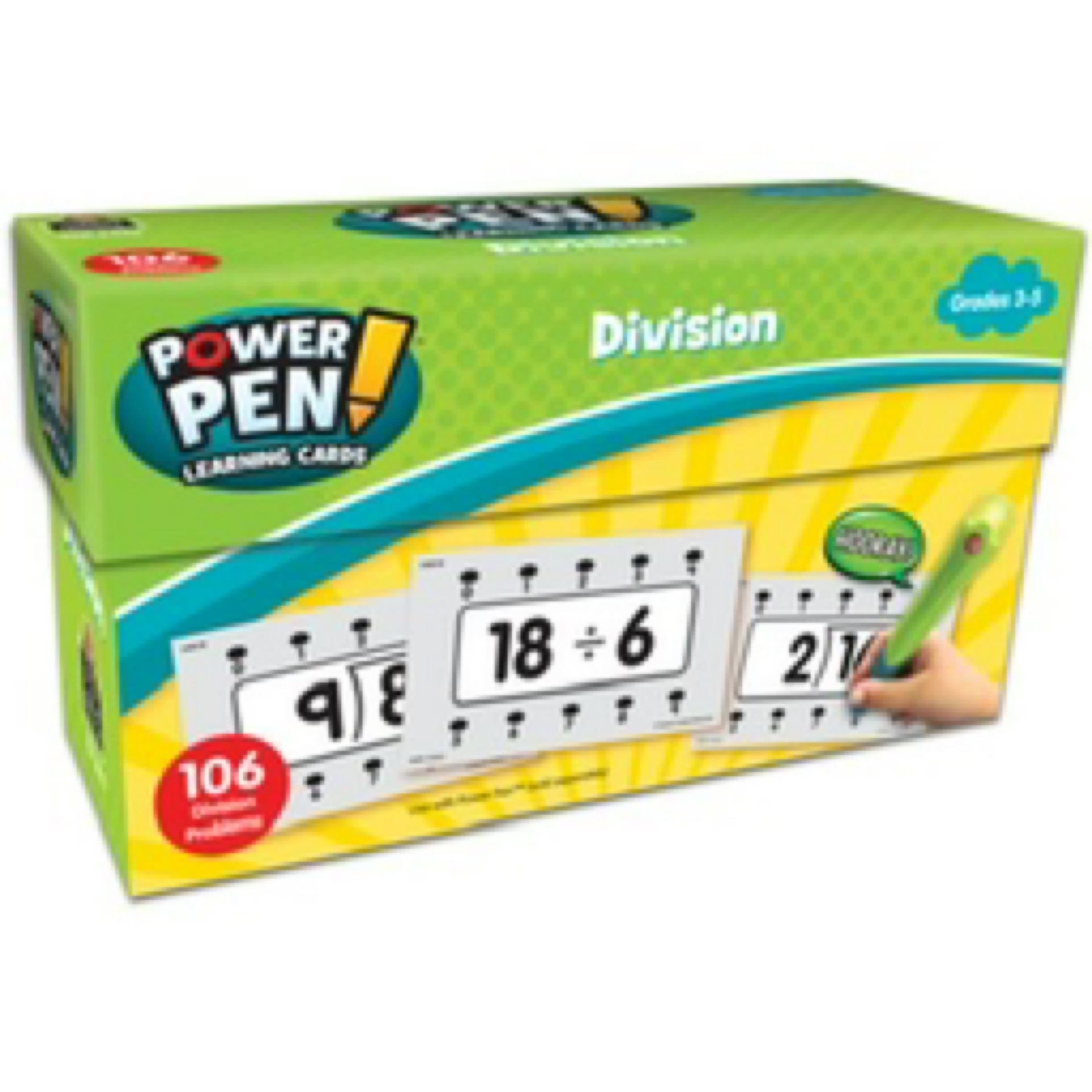 Teacher Created Resources Power Pen Learning Cards, Division, Grades 3 to 5