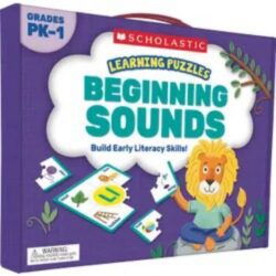 Scholastic Learning Puzzles: Beginning Sounds, Grades PreK-1