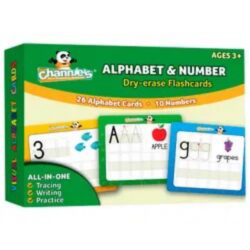 Channie’s Dry Erase Alphabet / Number Flash Cards