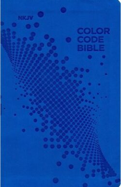 NKJV Color Code Bible for Kids, Leathersoft, Blue