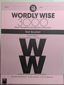 Wordly Wise 3000 Book 10 Test Booklet