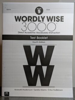 Wordly Wise 3000 Book 9 Test Booklet