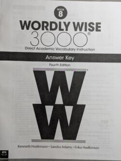 Wordly Wise 3000 Book 8 Answer Key