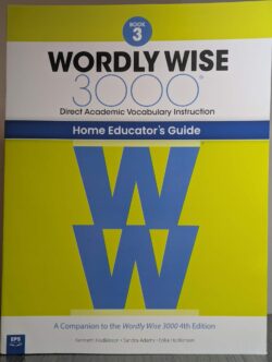 Wordly Wise 3000 Book 3 Home Educator’s Guide