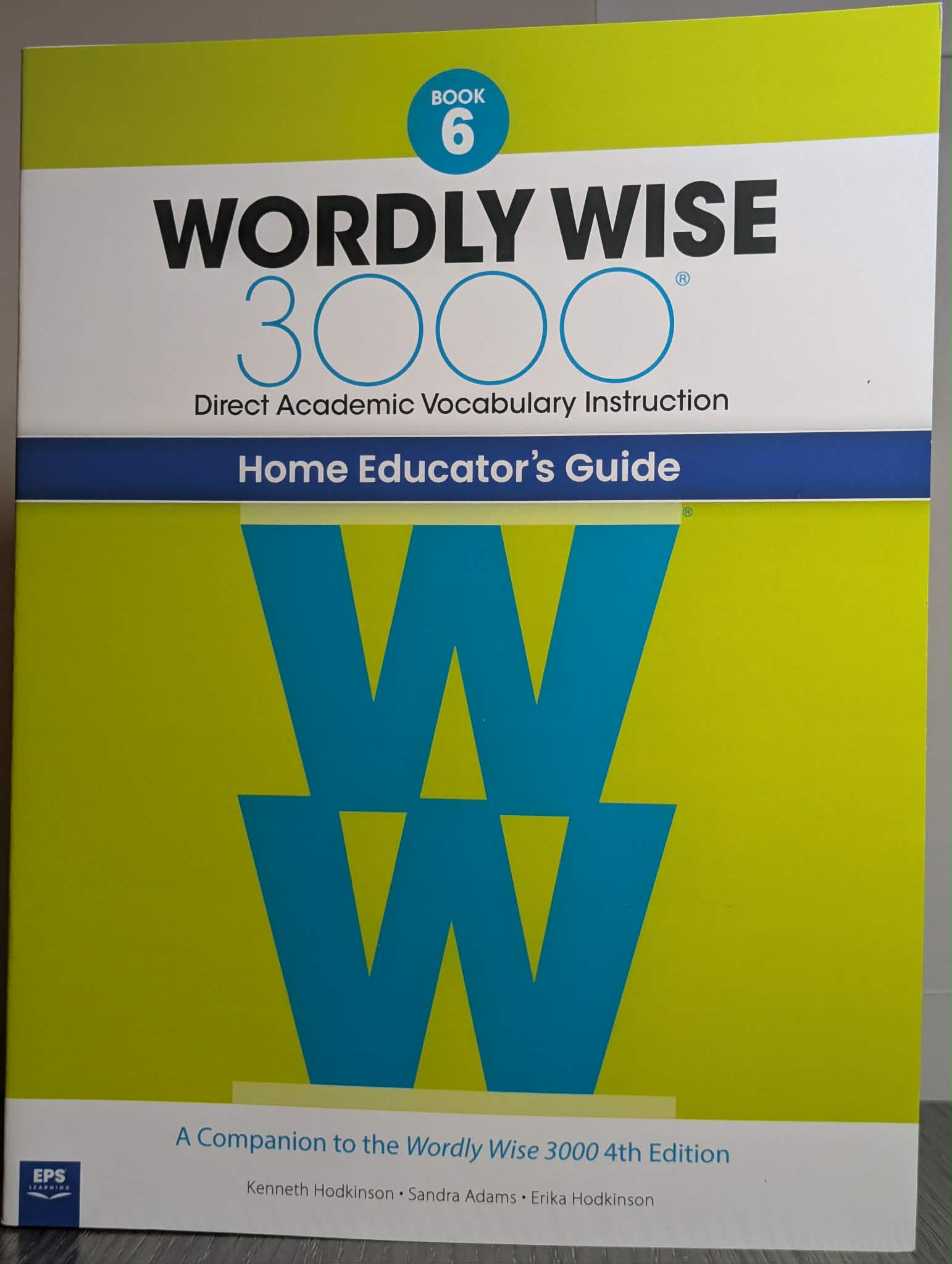 Wordly Wise 3000 Book 6 Home Educator's Guide