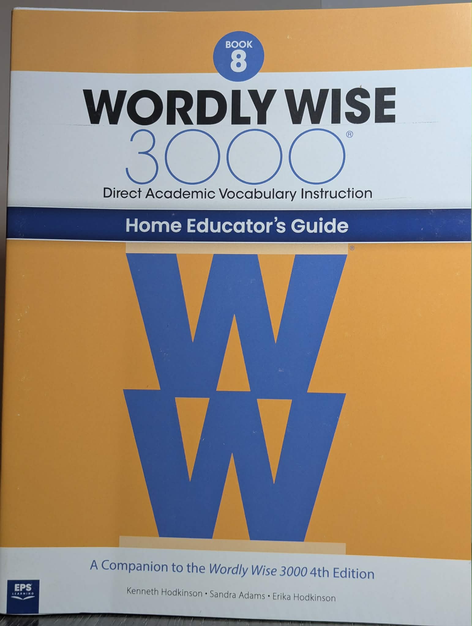Wordly Wise 3000 Book 8 Home Educator's Guide