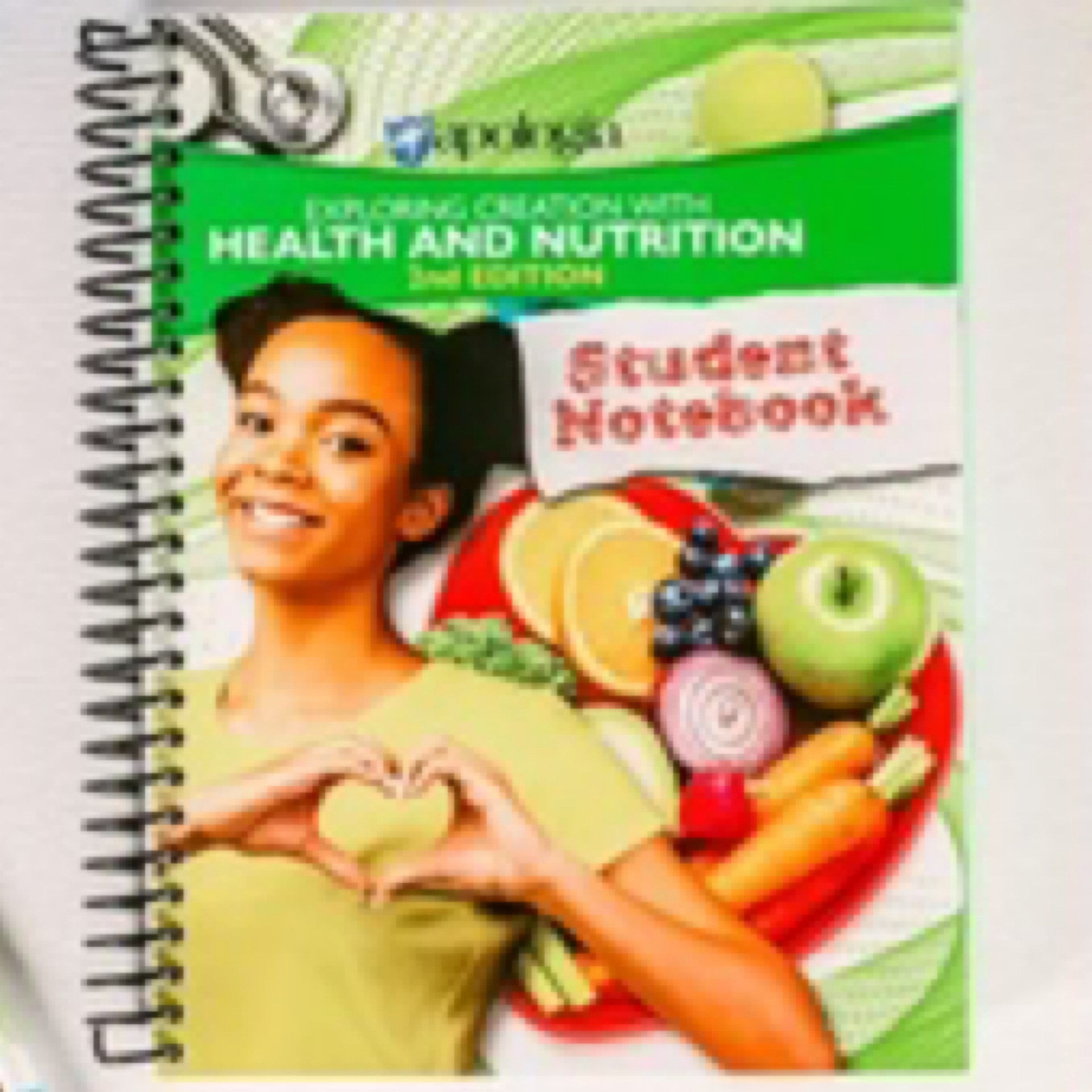 Health and Nutrition Student Notebook- Scratched & Dented (Final Sale)