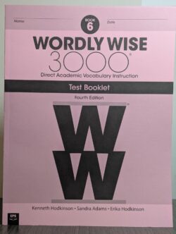 Wordly Wise 3000 Book 6 Test Booklet