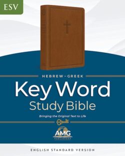 ESV Hebrew-Greek Key Word Study Bible, Brown Premium Leather