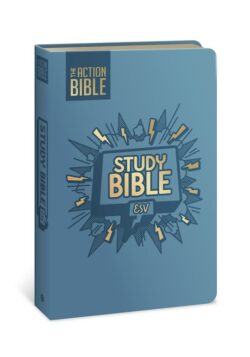 ESV The Action Bible Study Bible (Full Color), Blue Leathersoft